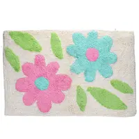 Rex London Bath Mat Flower green/pink