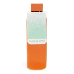Rex London Edelstahl-Flasche Gummiert orange