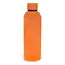 Edelstahl-Flasche Gummiert orange
