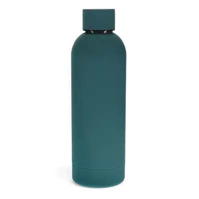 Rex London Edelstahl-Flasche Gummiert petrol