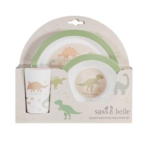 Sass & Belle Kids Tableware Set Desert Dino