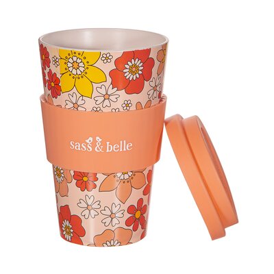 Sass & Belle Coffee-to-go 70's Floral