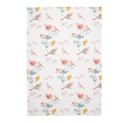 Clayre & Eef Tea towel Birds & Flowers