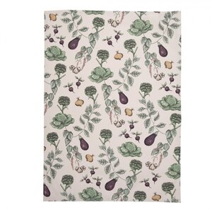 Clayre & Eef Tea towel Veggies