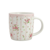 Isabelle Rose Mug Stripes & Roses