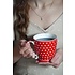 Isabelle Rose Mug Dots red