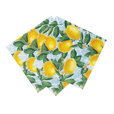 Talking Tables Paper Napkins Eco Souk Lemon 20-Pack