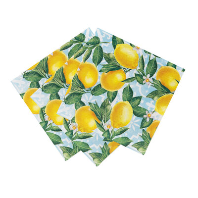 Talking Tables Papierservietten Eco Souk Lemon 20-Pack