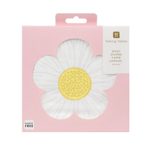 Talking Tables Paper Napkins Eco Mellow Daisy 20-Pack