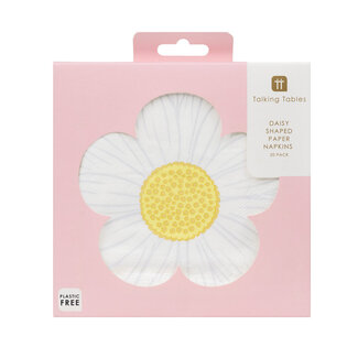 Talking Tables Papierservietten Eco Mellow Daisy 20-Pack