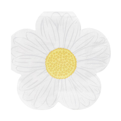 Talking Tables Paper Napkins Eco Mellow Daisy 20-Pack