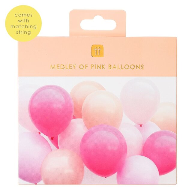 Balloons All Pink (Set of 16)