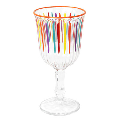 Talking Tables Weinglas Bright-Striped multi colour