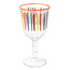 Talking Tables Wine Glass Bright-Striped multi colour