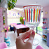 Talking Tables Wine Glass Bright-Striped multi colour
