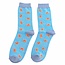 Mens Socks Bamboo Crabs sky