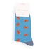 Miss Sparrow Mens Socks Bamboo Crabs sky