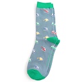 Miss Sparrow Mens Socks Bamboo Helicopters denim