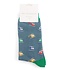 Miss Sparrow Mens Socks Bamboo Helicopters denim