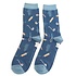 Miss Sparrow Mens Socks Bamboo Chef navy