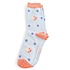 Miss Sparrow Socks Bamboo Tropical Fish powder blue