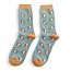 Socken Bamboo Reading Hedgehogs duck egg