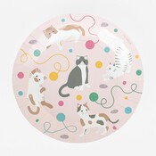 My Little Day Paper Plates Set of  8 Cats