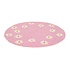 Sjaal met Verhaal Felt Coaster 35 cm Margrietjes pink