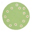 Filz-Untersetzer  35 cm Margrietjes green