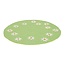 Filz-Untersetzer  35 cm Margrietjes green