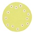 Sjaal met Verhaal Felt Coaster 35 cm Margrietjes yellow