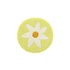 Sjaal met Verhaal Felt Coaster 20 cm Margrietjes yellow