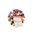 Sjaal met Verhaal Felt coaster 10 cm rond Bolletjes multicolour  (Set of 4)