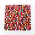 Sjaal met Verhaal Felt coaster 40 cm square Bolletjes multicolour