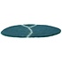 Sjaal met Verhaal Filz-Untersetzer  35 cm Sealife Marble zeegroen