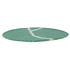 Sjaal met Verhaal Felt Coaster 35 cm Sealife Marble aquablauw