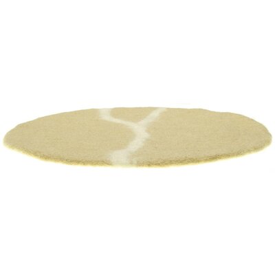 Sjaal met Verhaal Felt Coaster 35 cm Sealife Marble zand