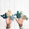 Sjaal met Verhaal Fingerpuppen Sealife Set of 6 assorti