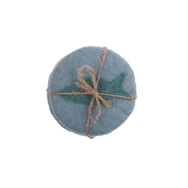 Filz-Untersetzer 10 cm Beachlife (Set of 6)