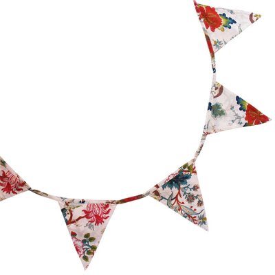 Powell Craft Bunting Exotic Flower pink