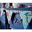 Bunting Exotic Flower teal