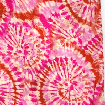 M&K Collection Schal Tie Dye pink