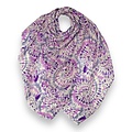 M&K Collection Scarf Tie Dye purple