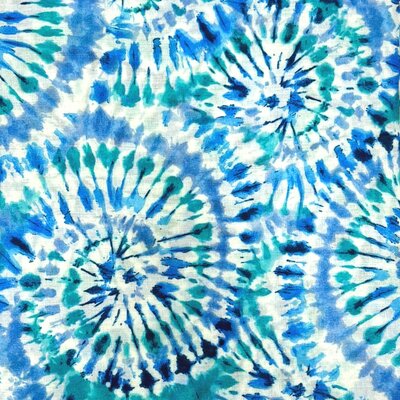 M&K Collection Scarf Tie Dye blue