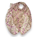 M&K Collection Scarf Tie Dye beige