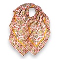 M&K Collection Scarf Mosaic orange/beige