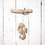 Felt Hanger Sealife Seahorse beige