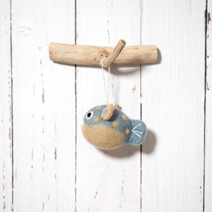 Sjaal met Verhaal Felt Hanger Sealife Blowfish