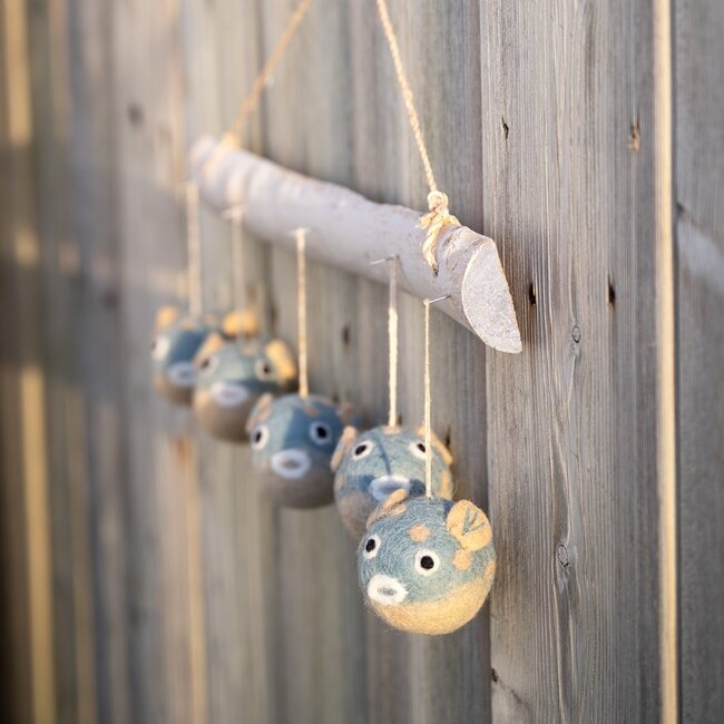 Felt Hanger Sealife Blowfish