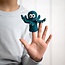 Fingerpuppen Octopus zeegroen